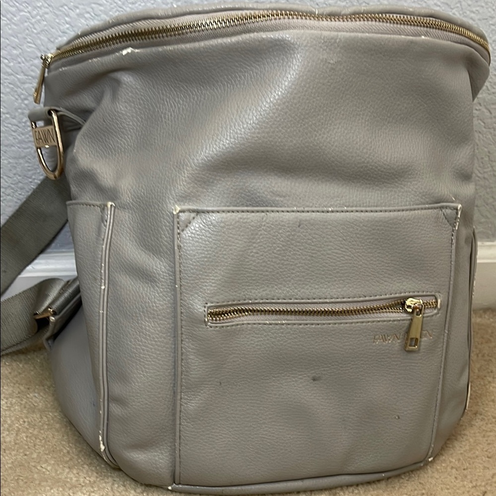 Fawn Design Gray Diaper Backpack - image 3
